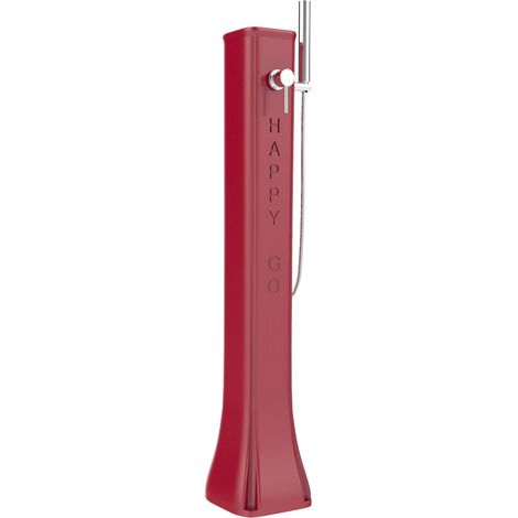 Doccia solare da giardino 23l miscelatore e doccetta mobile arkema happy go cherry (1/5)