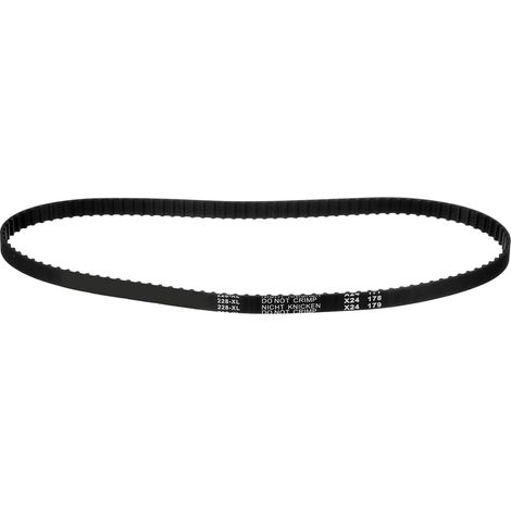 228XL 037 Timing Belt 114 Teeth Black Rubber Toothed Belt, 10mm Width, 5.08mm Pitch, Timing Belt for 3D Printer (1/5)