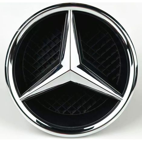 Garniture de remplacement pour l'emblème en forme d'étoile de la calandre avant et le badge de calandre en forme d'étoile à trois branches sur les Mercedes-Benz Classe A, B, C, E, CLA, GLA, CLS, GLK, (1/5)