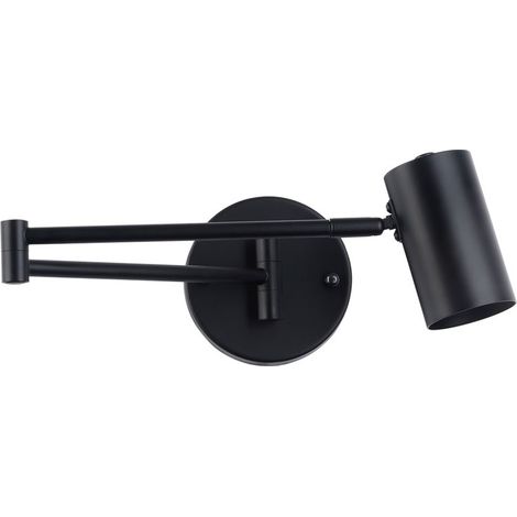Aplique De Pared Extensible "Paula" - E27 G45 - Negro