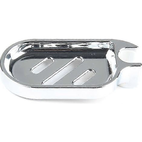 Porte Savon pour Barre de Douche 24mm, Porte-Savon Douche en ABS Plastique, Support de Savon de Douche (1/4)