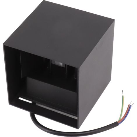 Applique murale LED carrée blanc chaud à économie d'énergie, double face, pour jardin extérieur, 100-240 V (1/5)
