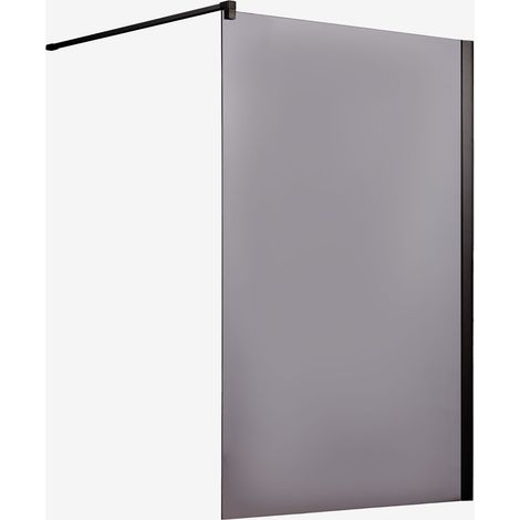 Mampara doccia fissa con vetro temperato 8 mm e alluminio Bristol SKLUM 120 x 195 cm (1/5)