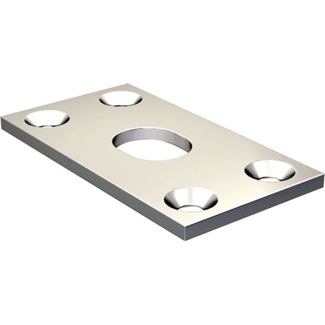 Gache à entailler pour verrou 16 mm (1/2)