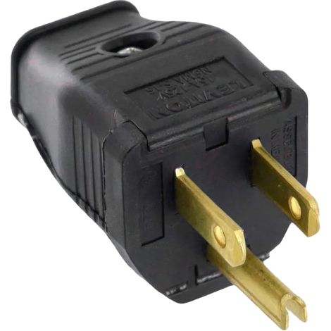 Enchufe creative-cables three prong plug conexión a tierra estructura duradera