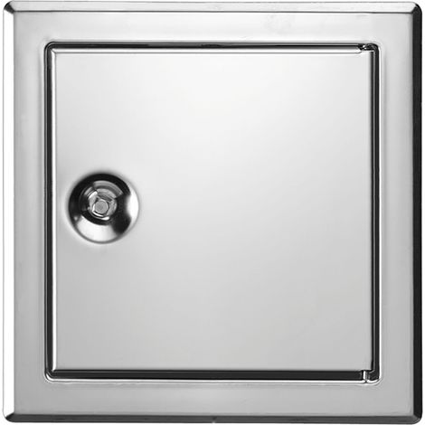 UPMANN Revisionstür Softline Vierkantverschluss Edelstahl poliert 150x150 mm