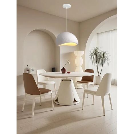 Lampe Suspension Industriel 50cm Modern Lustre Ciment Vintage E27 Luminaire Plafonnier Réglable pour Salon Chambre (1/5)