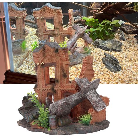Décoration Aquarium Militaire Réaliste - Avions et Tanks Miniatures pour Aménagement Paysager Sous-marin - Idéal pour Aquariophilie - AUTRES (1/5)