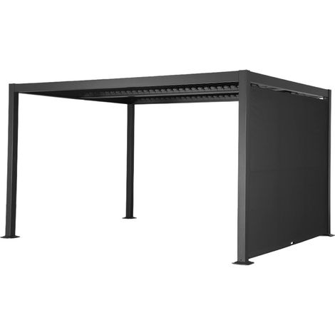 sweeek - Pergola mit Lamellendach Palace 3x4m mit Vordach 3m (1/5)