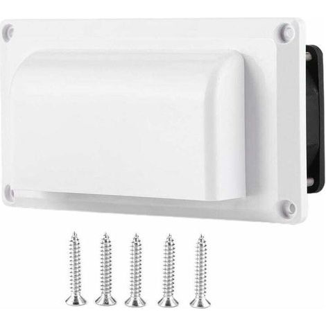 Ventilateur Aération Latéral Camping Car. Grille Ventilation Intérieure 12V Ensemble Extraction Caravane Car Remorque Vis Montage Travail Silencieux évent Air 13W RV échappement Latérale Côté (1/4)