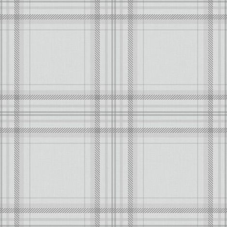 Check Wallpaper Checked Plaid Tartan Chequered Lined Grey Charcoal Holden Decor (1/2)