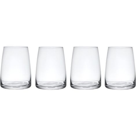 Mikasa Palermo Glass de Wine Glass de Wine Glass, Set de 4, 350ml, in confezione regalo de, Lavabile in lavastoviglie (1/4)