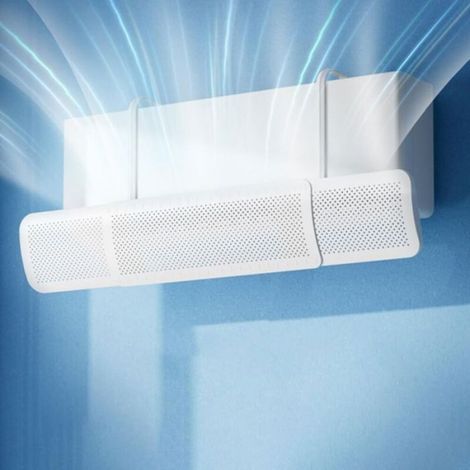 Déflecteur pour climatiseur mural rétractable, réglage du flux d'air, installation simple, longueur ajustable de 56 à 92 cm (1/5)