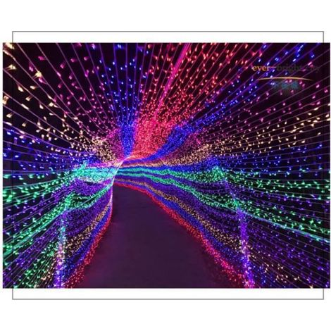 Guirlande lumineuse - LED - 10m - 100 LED - Multicolore - Extérieur (1/4)