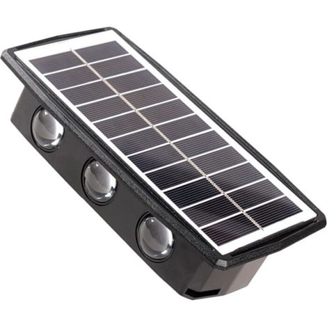 Lampe solaire, LED, IP65, Noir