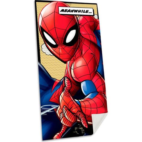 Telo Mare In Cotone Spider Man Asciugamano Mare Piscina Uomo Ragno For Children (1/2)
