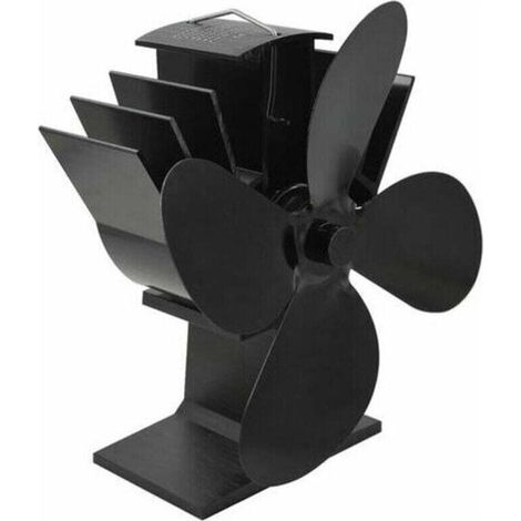 4-blade thermodynamic fireplace fan for fireplace and stove accessories, environmentally friendly and efficient fan--DTEKGAZ