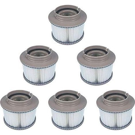 6er-Pack Ersatzfilter für MSpa FD2089, Filterkartusche für Schwimmbäder und Whirlpools (1/5)