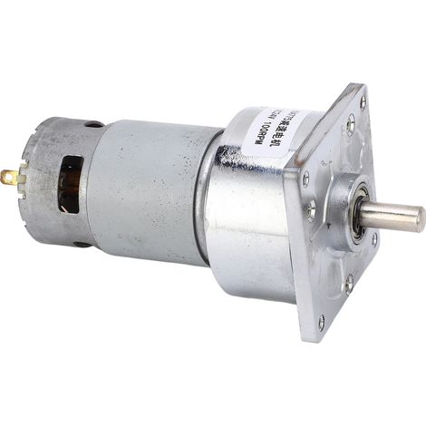 Moteur Réducteur DC 24V 100 Tours par Minute avec Frein Auto-blocant pour Équipements Industriels (1/5)