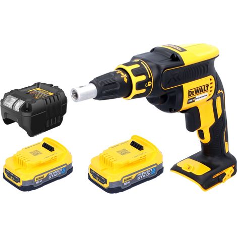 Avvitatore a batteria per cartongesso DeWalt DCF 620 E2 18 V 30 Nm Brushless + 2 batterie Powerstack da 1,7 Ah + caricabatterie (1/5)