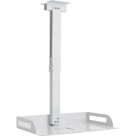 Support de plafond pour projecteur, longueur réglable 34-56 cm, capacité de charge 14 kg, taille du plateau 35x22 cm (1/2)