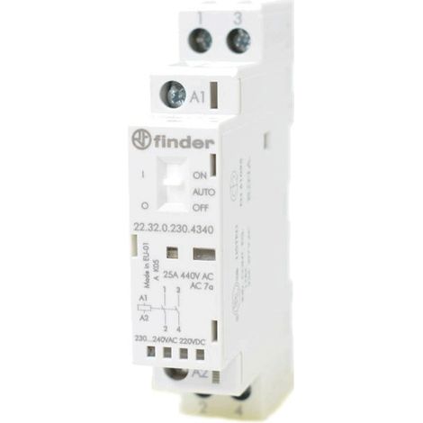 Finder 22.32.0.230.4340 Contattore Modulare 25 A 230 V (1/6)
