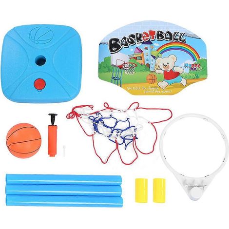 Support de Basket Enfant Réglable en Hauteur, Panier de Basketball Plastique pour Intérieur et Extérieur, Jeu Éducatif et Sportif pour Garçons et Filles (1/5)