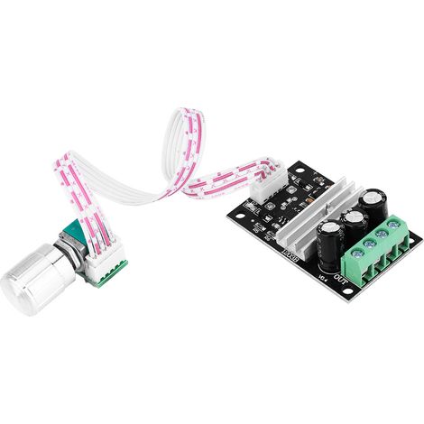 Contrôleur de vitesse PWM pour moteur CC 6V/12V/24V/28V, module de régulation de vitesse 3A (1/5)