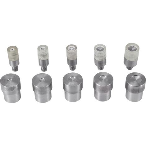5 Sets of Double Cap Rivet Dies (5Mm/6Mm/8Mm/10Mm/12Mm) (1/5)