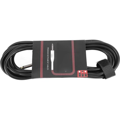 6,35 mm symmetrisches Gitarrenkabel, 5 m, rauscharm, störungsfrei, Kabel für Gitarreneffekte, Lautsprecher und Verstärker (1/5)
