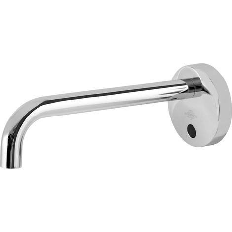 Presto Grifo lavabo mural electrónico Theo Elec cromo pila 300 mm (1/2)