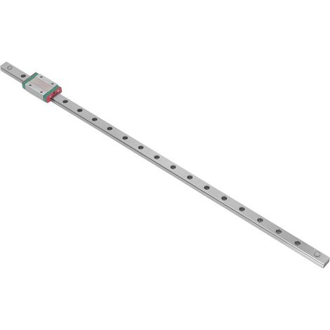 Bloc de roulement de Rail à mouvement linéaire, alignement automatique, glissière de guidage en douceur pour l'impression 3D MGN12H 550 (1/5)