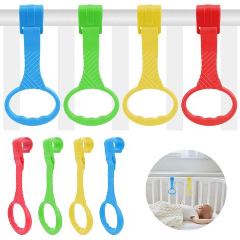 8 Pièces Anneau Parc Bebe, Multicolore Anneaux pour Lit Bébé et Parc (1/5)