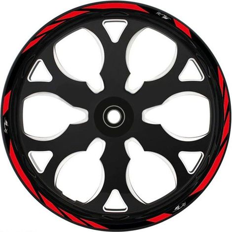 Adesivo per cerchio RC per Yamaha MT-07 / Tracer 700 rosso