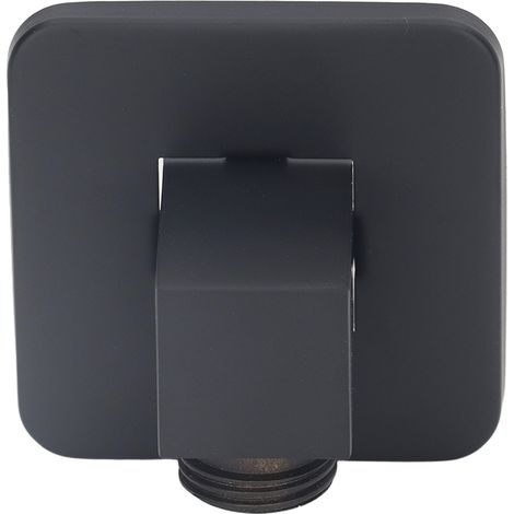 Support de pommeau de douche encastré, étanche, réglable, fixation murale, pour accessoires de pommeau de douche, noir (1/5)