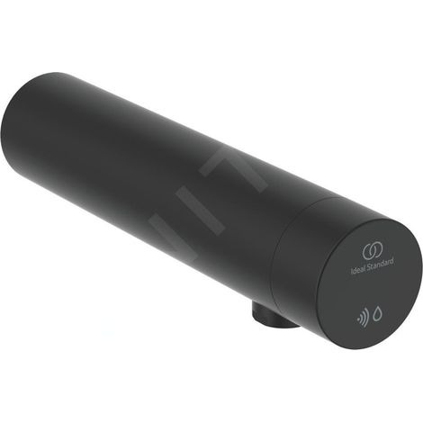 Ideal Standard SensorFlow - Mitigeur de lavabo à capteur sans mélangeur, alimentation depuis pile, noir satiné A7561XG (1/3)