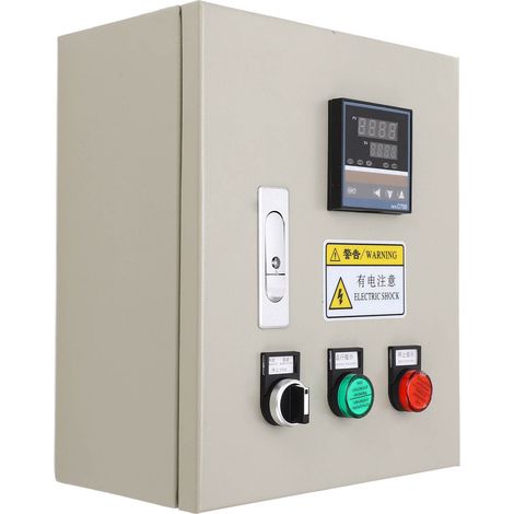 Boîtier de régulation de température triphasé PID 7,5 kW avec thermocouple, système de contrôle monopuce, contrôleur de température 220 V CA 32 A (1/5)