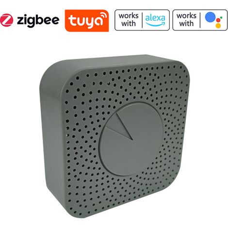 Moniteur de qualité de l'air intelligent Tuya ZigBee 5-en-1 : analyse de la qualité de l'air (HCHO/CO2/COV/température/humidité), contrôle à distance via application (1/5)