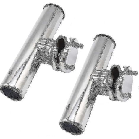 Lot de 2 supports de canne à pêche à fixer sur rail pour bateau - En stock