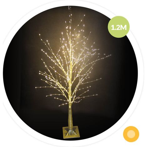 Árbol decorativo LED Sirka 1,2M Dorado (1/2)