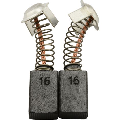 Balais de charbon pour marteau Hitachi DH 40MA – Dimensions 7x11x17mm – Remplacement pièces 981612Z, 999043, 999073