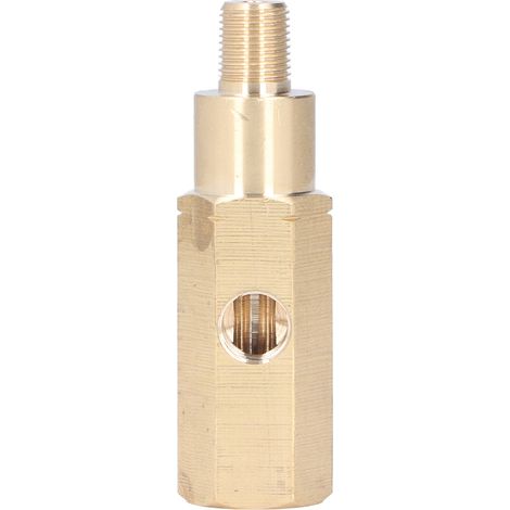 Adattatore per manometro pressione olio, adattatore a T in ottone, facile installazione, prestazioni eccellenti per la modifica dell'auto.