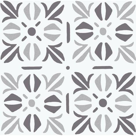 Cubia Pattern Floor Tiles Self Adhesive Vinyl Flooring Kitchen Bathroom 1m²