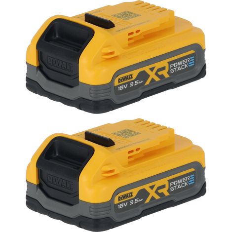 DeWALT - Batterie 18V XR POWERSTACK 3,5 Ah, 2 pièces DCBP318S2 (1/5)