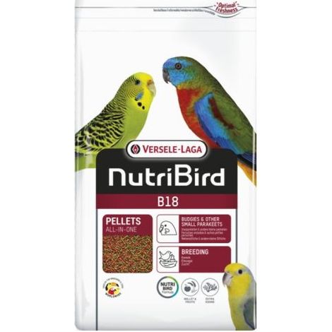 Comida de Cria para Periquitos y Pequeñas Psitacidas VERSELE LAGA B18 3 kg