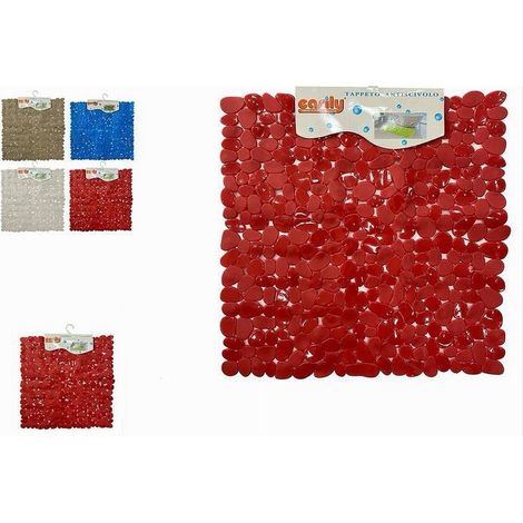 Trade Shop - TAPPETINO PVC-ANTISCIVOLO FÜR VASCA BAGNO DOCCIA QUADRATO 50X50 CM 59320 - (1/4)