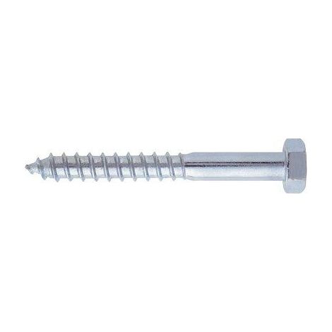 VITE TIRAFONDO TE - ZINCATA MM 10X300 CF=PZ 50- 1 confezioni