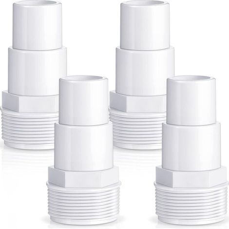 Kombi-Adapter für Poolfilterpumpen, Ersatz für oberirdische Poolpumpen, Filter und Skimmer, kompatibel mit Hayward SPX1091Z7 und SPX1091Z4 Adaptern (4er-Pack - Crezuo)