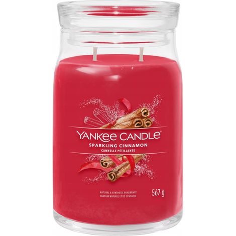 Vela Yankee Candle Sparkling Cinnamon 567g (1/2)