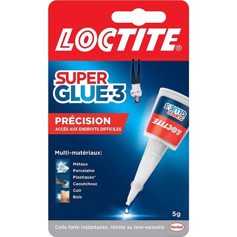 Pegamento en Tubo Loctite Super Glue-3 Precisión/ 5g